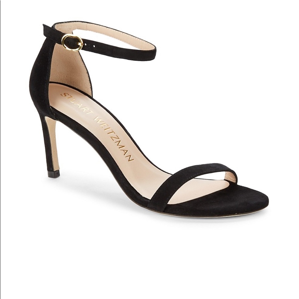 Stuart Weitzman
Nunaked Suede Stiletto Sandals